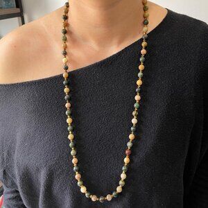Mixed Jasper beaded necklace